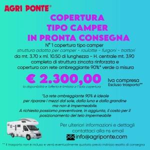Copertura tipo camper in pronta consegna!
